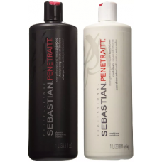 Sebastian Kit Shampoo e Condicionador Penetraitt 1L